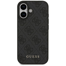 Заредете изображение във визуализатора на галерията – GUESS case for IPHONE 17 GUHCP17SG4GFGR (PU 4G Classic) black
