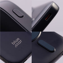 Заредете изображение във визуализатора на галерията – Powerbank compatible with MagSafe Blue Star Slim DG-P8 15W 5000 mAh navy blue
