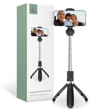 Заредете изображение във визуализатора на галерията – Tech-Protect L01S Bluetooth selfie stick with tripod up to 70cm - black
