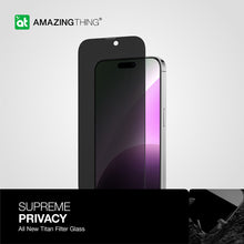 Заредете изображение във визуализатора на галерията – Amazing Thing Tempered glass Titan Privacy Glass IP156.1PPRCFGLA for Iphone 15 Pro
