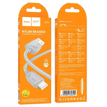 Заредете изображение във визуализатора на галерията – HOCO cable USB A do Type C 3A X113 1 m gray

