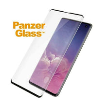 Заредете изображение във визуализатора на галерията – PanzerGlass Curved Super+ tempered glass for Samsung S10 - with black frame
