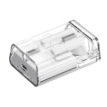 Заредете изображение във визуализатора на галерията – TWS Joyroom JR-TC1 IceLens Series wireless headphones with LED lights - white

