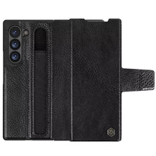 Заредете изображение във визуализатора на галерията – Nillkin Aoge Leather Case for Samsung Galaxy Z Fold 6 5G - black
