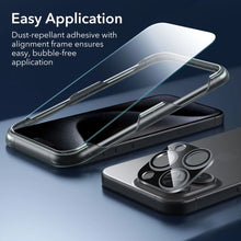 Заредете изображение във визуализатора на галерията – ESR Classic Pro Set Halolock MagSafe case + glass for display and camera for iPhone 15 Pro Max - black
