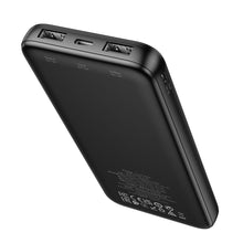 Заредете изображение във визуализатора на галерията – HOCO powerbank 10000 mAh 2A J128 black
