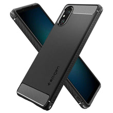 Заредете изображение във визуализатора на галерията – Spigen Rugged Armor case for Sony Xperia 5 V - matte black
