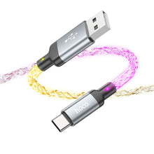 Заредете изображение във визуализатора на галерията – HOCO cable USB A to Type C 3A U112 1 m gray
