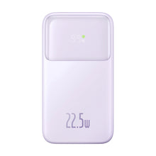 Заредете изображение във визуализатора на галерията – Baseus Comet Series powerbank with display 10000mAh 22.5W - purple + USB-A / USB-C cable
