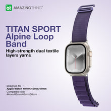 Заредете изображение във визуализатора на галерията – Amazing Thing Band Titan Sport Band TSP49PU for Apple Watch 49/45 purple

