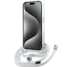 Заредете изображение във визуализатора на галерията – Karl Lagerfeld Crossbody IML Karl Head MagSafe case for iPhone 15 Pro Max - transparent
