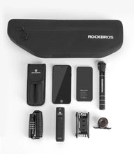 Заредете изображение във визуализатора на галерията – Rockbros AS-043 bicycle bag with Velcro 3l - black
