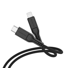 Заредете изображение във визуализатора на галерията – Amazing Thing Cable Tough Pro CLC120MTOBK - Type C to Lightning - PD 30W 3,2A 1,2 metres black
