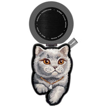 Заредете изображение във визуализатора на галерията – NIMMY magnetic hanger DENIM FASHION BRITISH SHORTHAIR CAT black
