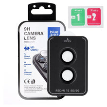 Заредете изображение във визуализатора на галерията – Camera Lens Protector BLUE STAR Easy Install for XIAOMI Redmi 15 4G / 15 5G black
