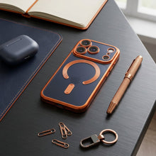Заредете изображение във визуализатора на галерията – Case for iPhone 17 PRO Electro Mag Cover compatible with MagSafe orange
