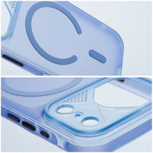 Заредете изображение във визуализатора на галерията – Case for iPhone 17 Pro max / 18 Pro Max (low camera edge) Aurora compatible with MagSafe blue
