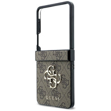 Заредете изображение във визуализатора на галерията – GUESS case for SAMSUNG GALAXY Z FLIP 8 (4G Big Logo) brown

