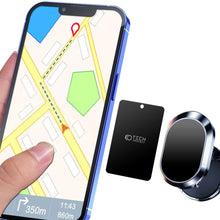 Заредете изображение във визуализатора на галерията – Tech-Protect MetalPlate magnetic plates for car holders - black (4 pcs.)
