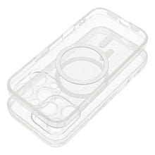 Заредете изображение във визуализатора на галерията – CLEAR MAG COVER case with camera protection compatible with MagSafe for IPHONE 17 PRO transparent glitter
