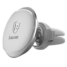 Заредете изображение във визуализатора на галерията – Baseus C40141201S13-00 magnetic car holder for air vent - silver
