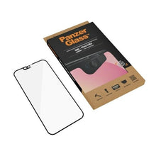 Заредете изображение във визуализатора на галерията – PanzerGlass E2E Microfracture antibacterial glass with camera cover for iPhone 13 mini - with black frame
