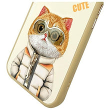 Заредете изображение във визуализатора на галерията – NIMMY case COOL&amp;CUTE 2.0 Cat for IPHONE 15 khaki
