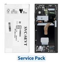 Заредете изображение във визуализатора на галерията – ServicePack LCD Display SAMSUNG S22 Ultra S908 Graphite GH82-27488E
