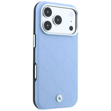 Заредете изображение във визуализатора на галерията – BMW case for IPHONE 18 Pro/17 Pro compatible with MagSafe (Sign Deboss Quilted W/ Metal Logo) blue
