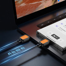 Заредете изображение във визуализатора на галерията – HOCO cable Type C to Type C 3A 60W X108 1 m black
