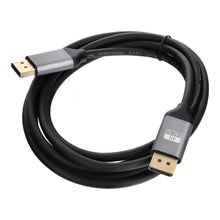 Заредете изображение във визуализатора на галерията – Cable Display Port to Display Port 1.4 Blue Star 4K 120Hz - High Speed, HDR, Ethernet, G-SYNC/FreeSync, 32Gbp, 2 m black
