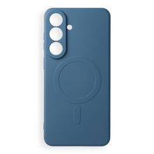 Заредете изображение във визуализатора на галерията – Case for Samsung S26 FE Silicone Mag Cover compatible with MagSafe (camera protection) blue
