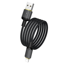 Заредете изображение във визуализатора на галерията – Cable USB A to Lightning Hoco 2,4A 1 m X128 Benefit black
