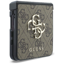 Заредете изображение във визуализатора на галерията – GUESS case for SAMSUNG GALAXY Z FLIP 8 (4G Big Logo) brown

