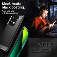 Заредете изображение във визуализатора на галерията – Spigen Rugged Armor case for Xiaomi Redmi Note 13 Pro 5G / POCO X6 5G - matte black
