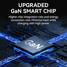 Заредете изображение във визуализатора на галерията – Wozinsky CGWCB 140W GaN wall charger 3 x USB-C / 2 x USB-A - black
