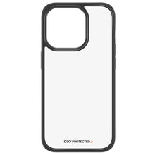 Заредете изображение във визуализатора на галерията – Military Grade Certified PanzerGlass ClearCase iPhone 15 Pro Case - Transparent &amp; Black
