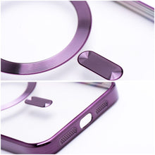 Заредете изображение във визуализатора на галерията – ELECTRO MAG COVER case compatible with MagSafe for IPHONE 17 Pro deep purple
