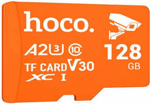 Заредете изображение във визуализатора на галерията – Memory card microSD 128GB class 10 UH-1 U3 V30 A2 Hoco orange
