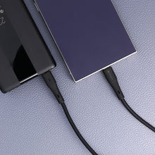 Заредете изображение във визуализатора на галерията – FORCELL F-ENERGY C347 cable Type C to Type C QC4.0 PD 5A 100W Silicone 1 m black
