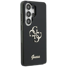 Заредете изображение във визуализатора на галерията – GUESS case for SAMSUNG S26 Ultra GUHMS26LHGTMLCGK (IML Big Metal 4G and Script) black
