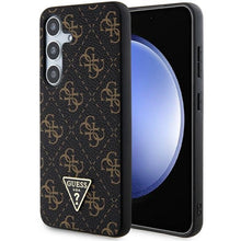 Заредете изображение във визуализатора на галерията – Guess 4G Triangle case for Samsung Galaxy S24+ - black
