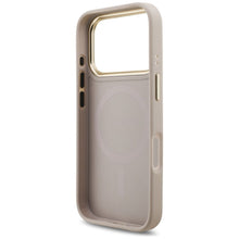 Заредете изображение във визуализатора на галерията – GUESS case for IPHONE 17 Pro compatible with MagSafe GUHMP17LPG4SEMCP (PU W/ 4G PU Stripe) pink
