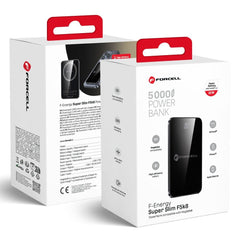 FORCELL F-ENERGY F5K8 Super Slim powerbank compatible with MagSafe PD3.0 QC4.0 15W 5000 mAh black