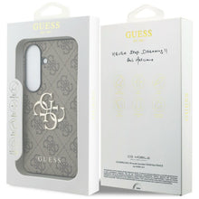 Заредете изображение във визуализатора на галерията – GUESS case for SAMSUNG S26 GUHCS26S4GMGBR (4G Big Metal Logo) brown
