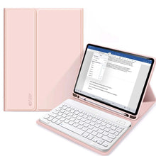 Заредете изображение във визуализатора на галерията – Tech-Protect SC Pen + Keyboard case with keyboard for iPad 10.9" 2022 - pink
