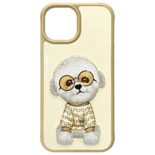 Заредете изображение във визуализатора на галерията – NIMMY case GLASSES COOL DOG for IPHONE 15 khaki
