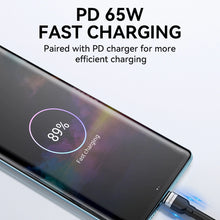 Заредете изображение във визуализатора на галерията – Wozinsky WNBCC1 USB-C / USB-C PD 65W cable 1 m - black
