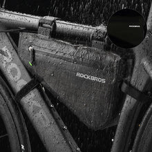 Заредете изображение във визуализатора на галерията – Rockbros AS-017 bicycle frame bag 5 l - dark green
