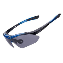 Заредете изображение във визуализатора на галерията – Rockbros 10134PL polarizing cycling glasses - blue
